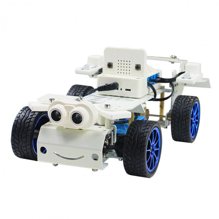 4WD Smart Robot Car Kit AI Remote Control Car Kit Unassembled Version