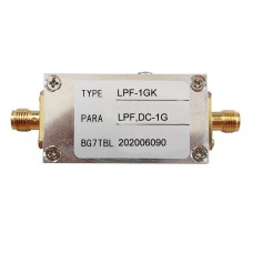 1GHz Low Pass Filter LPF DC-1G Low Pass Filter Designed with SMA Interface and 50-Ohm Impedance