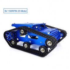 TR300P Tank Chassis Obstacle Avoidance Robot Car Chassis Kit Unassembled with 9V 150RPM 25 Motor