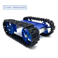 Mini T10 Tracked Robot Chassis Robot Tank Chassis Assembled with DC Gear Motor