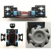 AGV Robot Car Chassis Unassembled w/ Mecanum Wheel Metal Gear Motor Wireless Controller Robot Arm