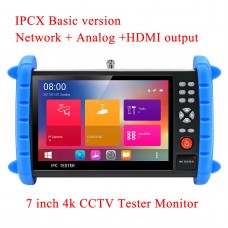 4K 7" IPC Tester IP Camera Tester CCTV Tester Monitor H.265 IP+Analog+HDMI Output IPC-X Basic Version