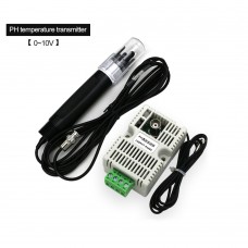 Potential Sensor Temp Sensor PH Meter Module with Electrode Water Quality Monitoring 0-10V Output 