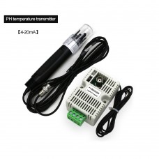 Potential Sensor Temp Sensor PH Meter Module with Electrode Water Quality Monitoring 4-20mA Output 