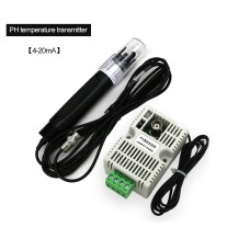 Potential Sensor Temp Sensor PH Meter Module with Electrode Water Quality Monitoring 4-20mA Output 