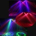 LED RGB Stage Lights Sound Activated Laser Beam Light DMX 512 for KTV Disco Party Club Bar 