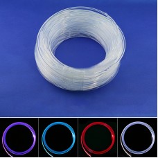 Fiber Optic Cable LED Strip Light Guide Tube Side Full Cable Glow 6MM*5M for Car Home Decoration