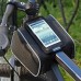 Mount Bike Top Tube Bag Top Tube Frame Bag Touch Screen Bike Phone Bag For Cycling (L)