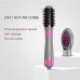 Hair Straightener Comb Replaceable Hot Air Brush Hair Dryer Curling Comb Wet Dry Dual Use with Massage Comb