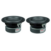 2PCS 4 Inch Subwoofer 4 Inch Woofer High Power Subwoofer Speaker Long Stroke 8Ω Round Speakers