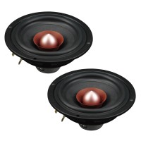 2PCS 4 Inch Full Range Speaker 4 Ohm Speaker Round Speaker Unit Loudspeakers