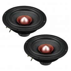 2PCS 4 Inch Full Range Speaker 4 Ohm Speaker Round Speaker Unit Loudspeakers