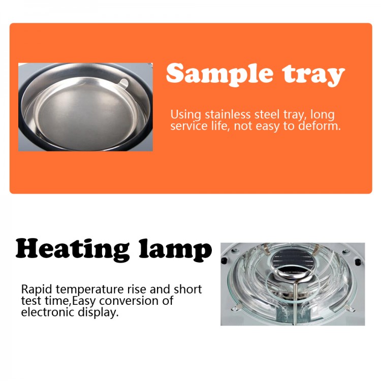 DSH5010 Electronic Moisture Analyzer Touch Screen Moisture Monitor