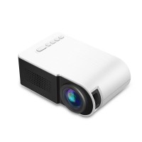 Home Projector Portable Mini Projector Home Theater Support 1080P HD YG210 White