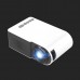 Home Projector Portable Mini Projector Home Theater Support 1080P HD YG210 White