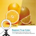 4.7" Dimmable LED Ring Light Vlogging Photography Video Light 3 Mode w/ Pocket Tripod Mount PKT3058B