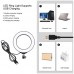 6.2" RGBW Dimmable LED Ring Light Video Ring Light with Stand Mount Remote Control PKT3074B