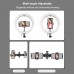 10.2" Dimmable LED Ring Light with 1.1m Tripod Stand Phone Clip For Two Mobile Phones PKT3070B
