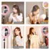 7.9" Dimmable LED Ring Light Ring Fill Light Vlogging Selfie Video Ring Light w/ Phone Clip PU459F