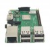For Raspberry Pi 3B+ E14 Development Board Kit Motherboard 1.4GHz 1GB RAM 64 Bit Quad-Core CPU