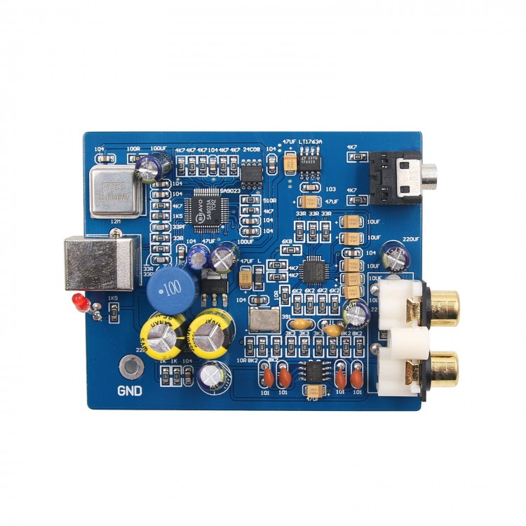 SA9023 ES9018K2M HIFI Audio DAC Decoder Sound Card Board Support 24bit ...