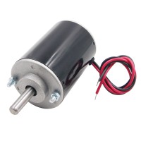 Permanent Magnet DC Motor 24V 7000RPM 30W Adjustable Speed CW CCW Dual Ball Bearing   