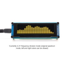 Music Spectrum Audio Level Indicator Audio Level Display w/ OLED Screen Finished AK2132 