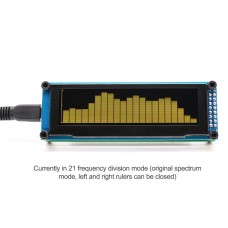 Music Spectrum Audio Level Indicator Audio Level Display w/ OLED Screen Finished AK2132 