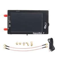 50KHz-1.5GHz HF VHF UHF VNA Vector Network Analyzer Kit 4.3" LCD Display Glass Fiber Case NanoVNA-F