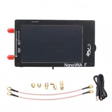 50KHz-1.5GHz HF VHF UHF VNA Vector Network Analyzer Kit 4.3" LCD Display Glass Fiber Case NanoVNA-F