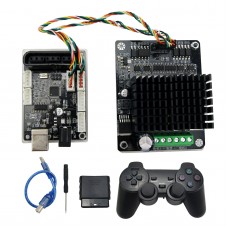 Controller Board + RC Remote Controller for PS2 + DC Motor Driver Board for Tank Cars Wheeled Cars