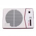 Tecsun 2P3 Radio DIY Kit AM MW Radio Receiver Assembly Parts Red Wine Color Unassembled