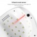 110W LED Nail Lamp Infrared Sensing UV Nail Dryer Machine w/ 4 Gears Timing for Curing Gel Nail Polish 