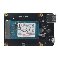 X850 V3.0 MSATA SSD Expansion Board Solid State Drive Storage Board Support 1TB for Raspberry Pi 