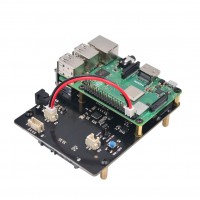 X820 V3.0 SATA Storage Expansion Board with Power Adapter Metal Shell Support 4TB for Raspberry Pi