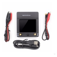 DSO112A Handheld Digital Oscilloscope 2MHz 5Msps TFT Touch Screen with 2pcs BNC-Clip Cable