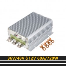 Step Down Converter 36V/48V To 12V 60A 720W Waterproof Moisture-proof Module For Golf Cart Forklift