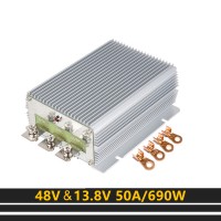 Step Down Converter 48V To 13.8V 50A 690W Waterproof Moisture-proof Module For Golf Cart Forklift