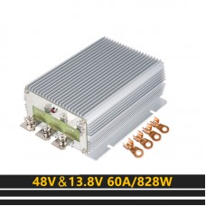 Step Down Converter 48V To 13.8V 60A 828W Waterproof Moisture-proof Module For Golf Cart Forklift