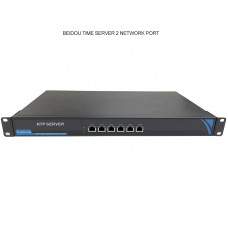 Network Time Server NTP Timer Server 2 Ethernet Ports for GPS Beidou GLONASS Galileo QZSS 