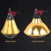 Insulation Lampshade Adjustable Piglet Breeding Warm Lamp Shade Protective Cover with 150W Bulb 