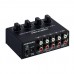 1 In 4 Out Stereo Signal Amplifier Distributor Independent Output Volume Adjustment Lossless