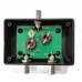 Antenna Splitter RX HF TV Satellite Coax Cable Signal Splitter 0.1-50 MHz 50 Ohm Finished Product