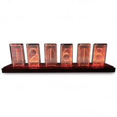 RGB Simulation Glow Tube Clock LED Nixie Clock Digital Alarm Clock WIFI Network Tomato Timing