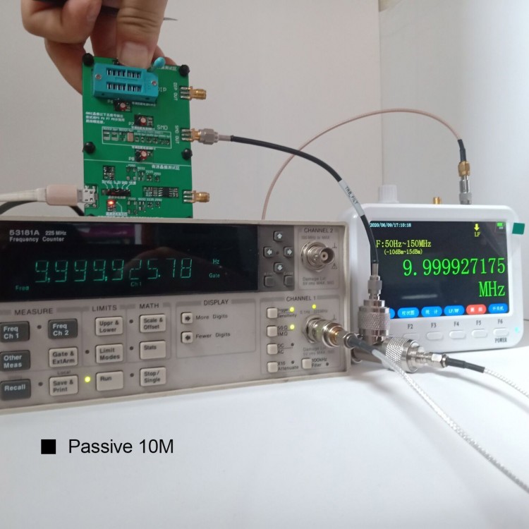 OSCTL Low Frequency Crystal Oscillator Tester For SMD 4P 2P Active