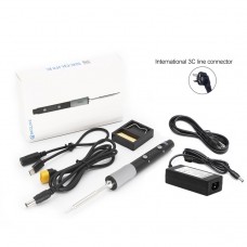 SQ-D60 Mini Soldering Iron Kit 12-24V Type-C Port LED Display Version + Power Adapter