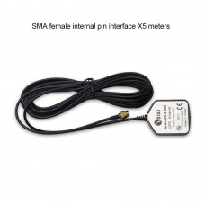 CUAV For U-blox ANN-MS Active GPS Antenna C-RTK Extension Antenna (SMA Female Connector 5M)