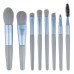 8pcs Mini Makeup Brush Set Soft Synthetic Fiber Bristle For Loose Powder Blush Foundation Eyeshadow