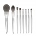 8pcs Makeup Brush Set w/ Small Bag Powder Highlight Eyeshadow Eyebrow Lip Brush For Beginners