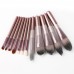 12pcs Makeup Brushes Makeup Brush Set Soft Fiber Bristles Solid Wood Handle For Beginners